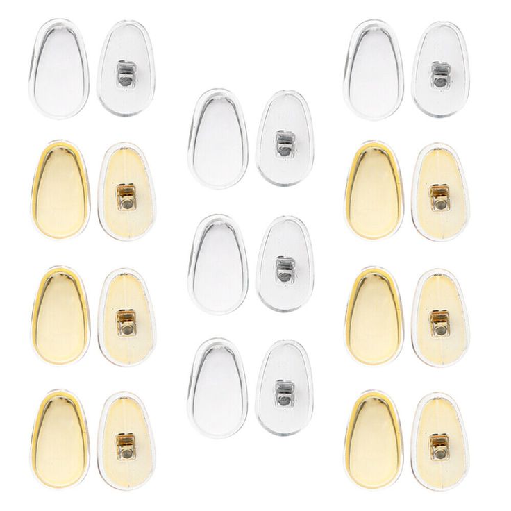 12pairs nose guards for glasses eyeglass pads for nose eyeglasses nose cushions