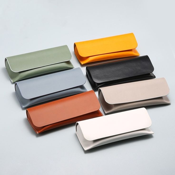anti compression glasses case quality hard shell pu leather sunglasses protective box solid color