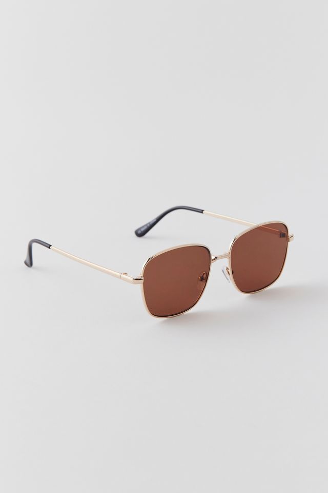 UO Essential Classic Metal Square Sunglasses